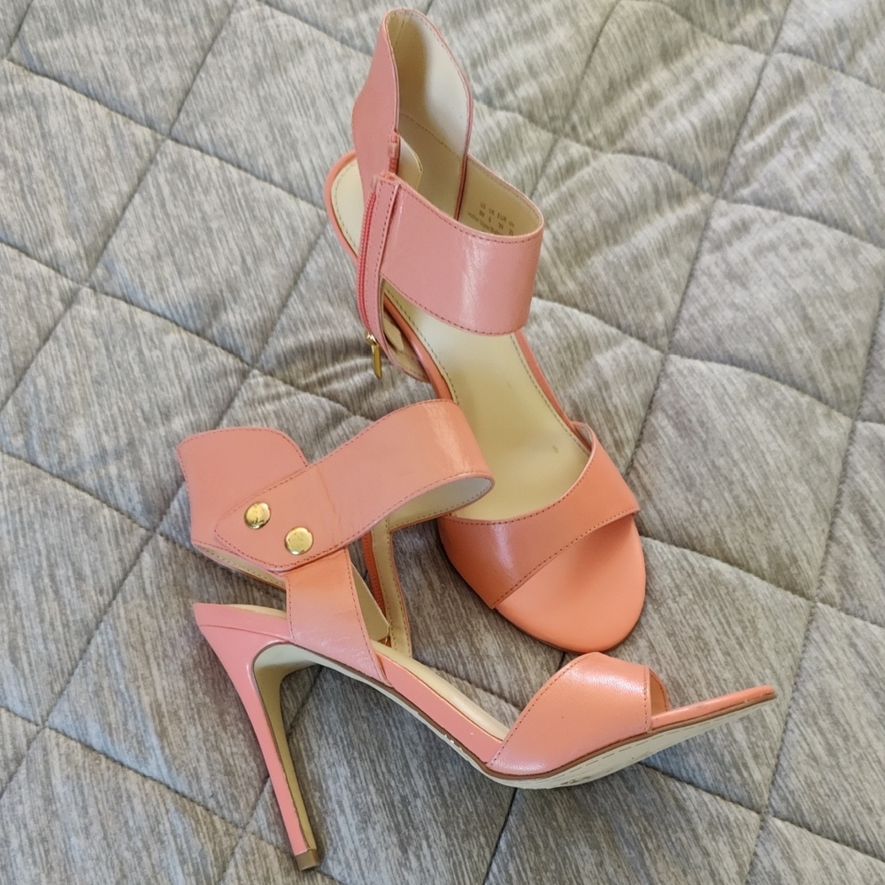 Fergie Elegant Peach High Heel Sandals